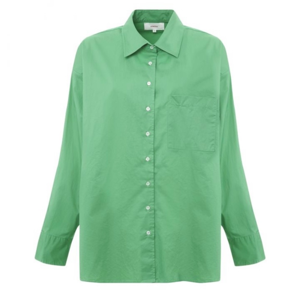 Xirena Green Button Down Shirt